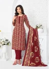 Dharmi Vaani Vol 1 Cotton Printed Kurti With Bottom Dupatta